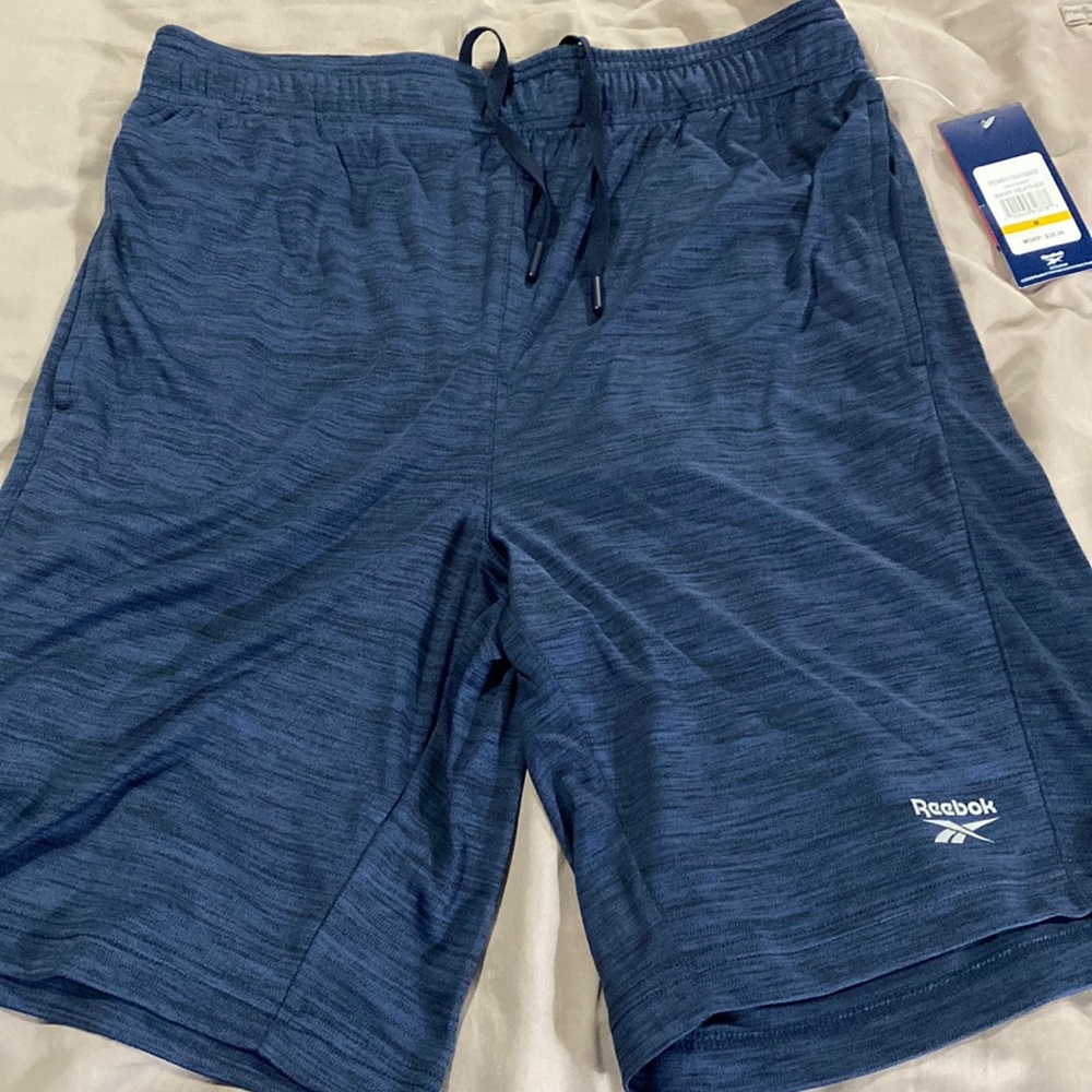 Men’s Reebok Navy Heather Shorts Medium